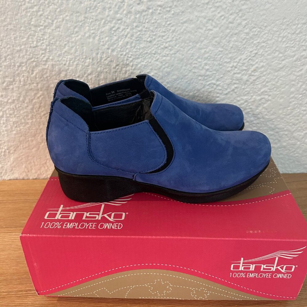 Dansko slip on clogs size 6